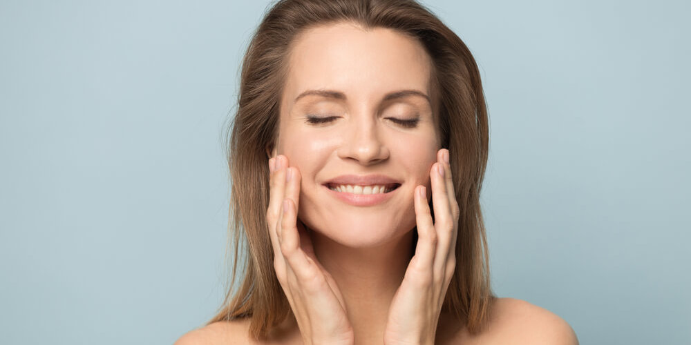 refreshed woman