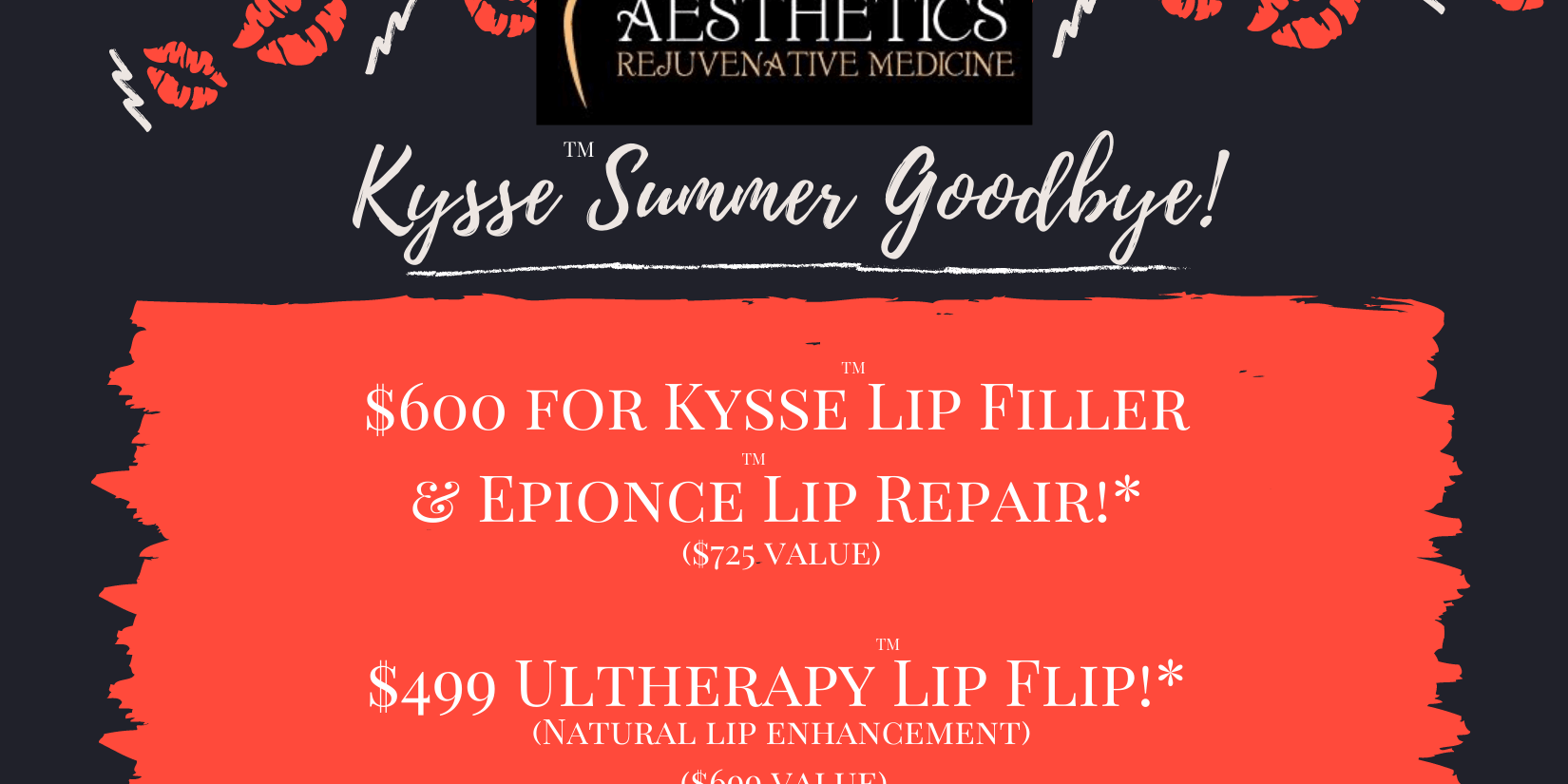 August 2020 Specials!